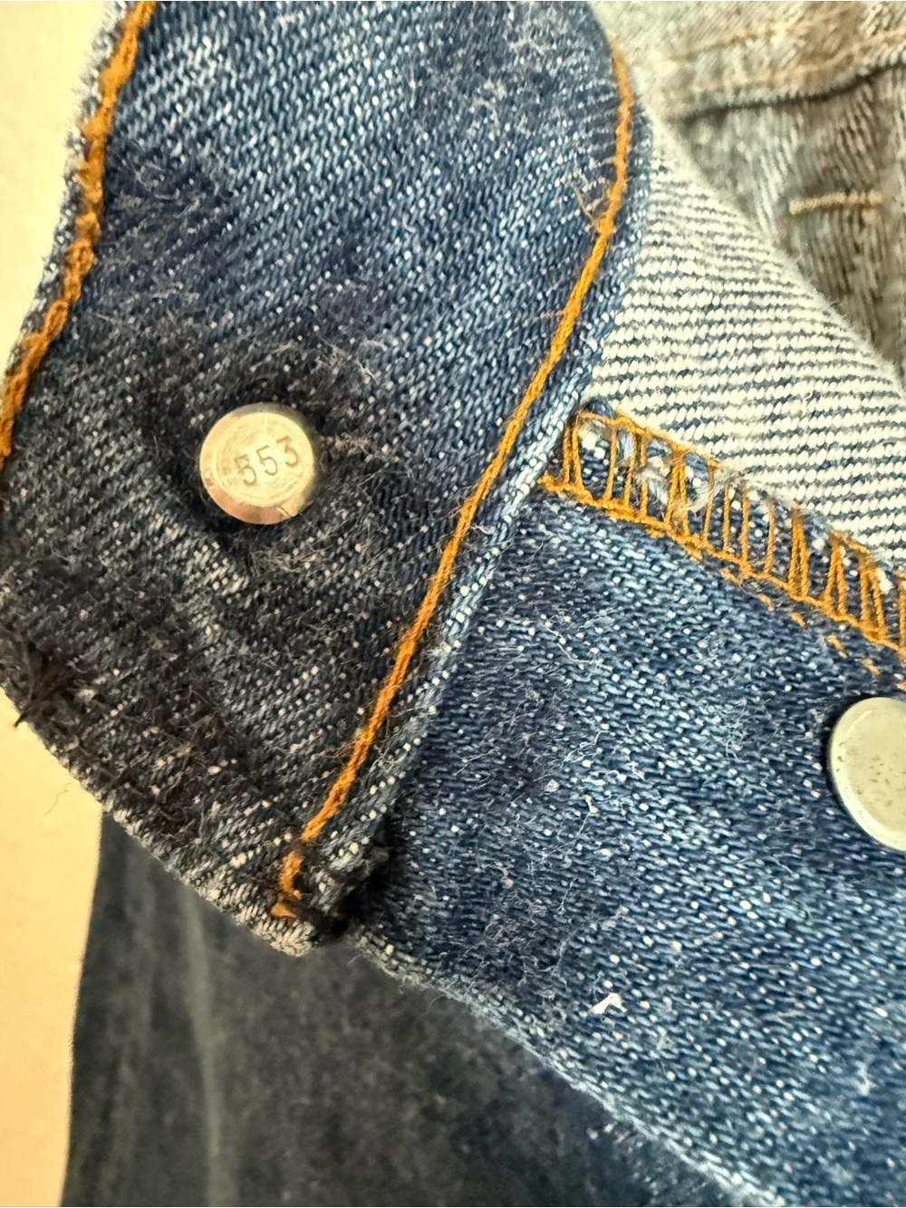 Vintage 1985 Made in USA Levi’s 701 Student Fit Student 501s Dark Wash - Picture 10 of 12